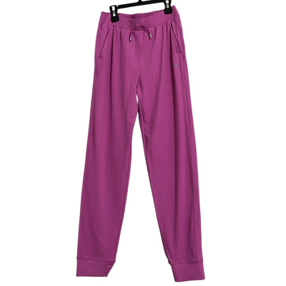 Champion Big Girls’ Pink Athletic Drawstring Waist Jogger Pants Sz-XL - Picture 1 of 4